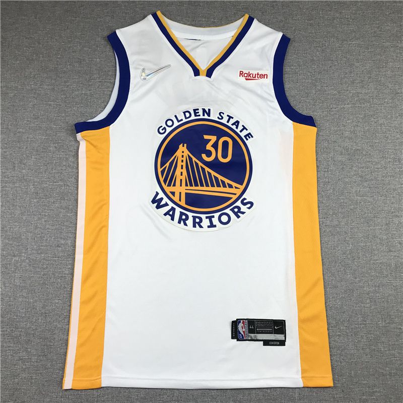 Men Golden State Warriors #30 Curry White Nike 2022 Game NBA Jersey